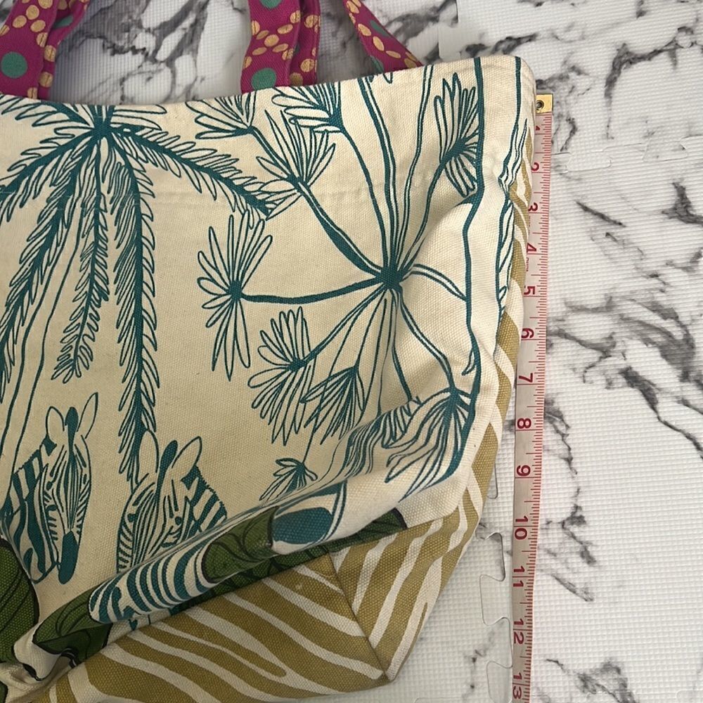 Zebra Canvas Print Tote Withtwo Strapoptions - image 4